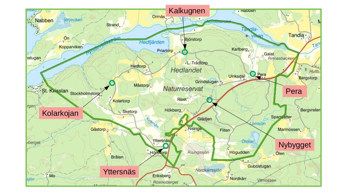 7. Kartor – Hitta till och i reservatet – Naturskyddsföreningen Eskilstuna